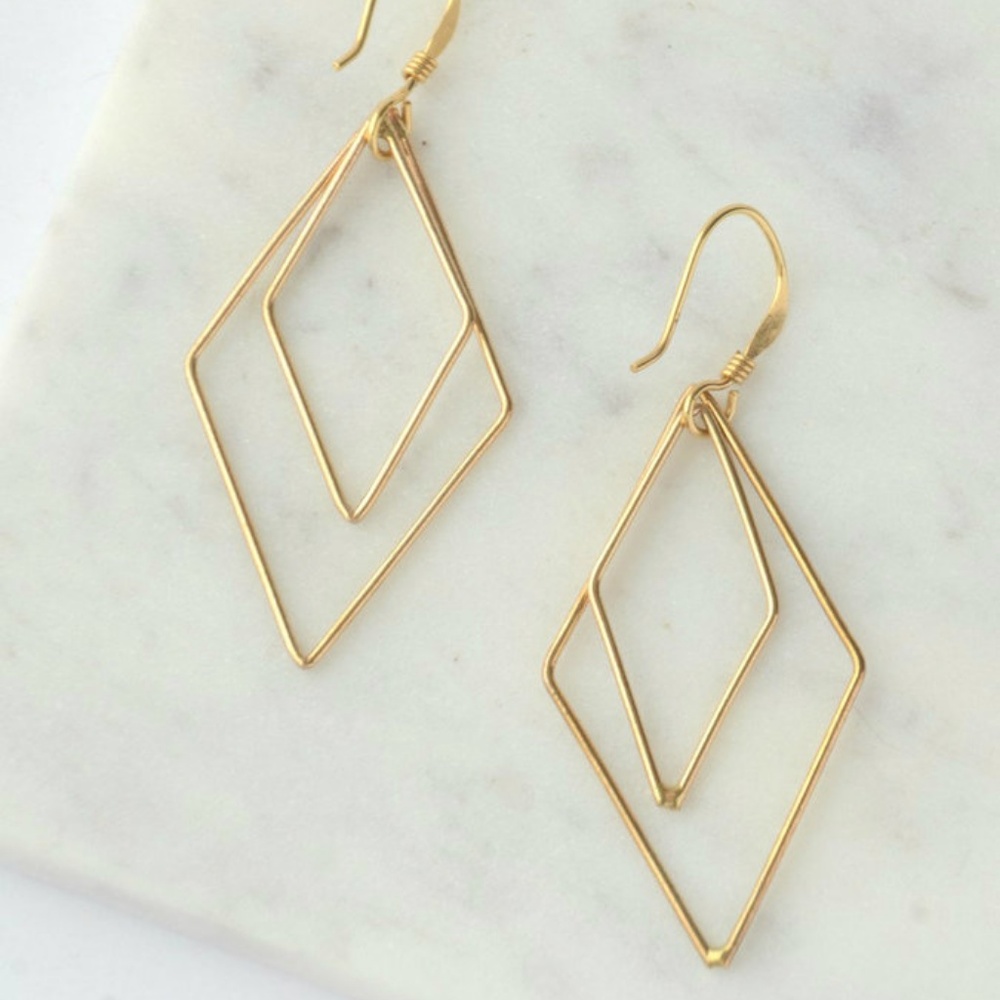 ‘Rhombus’ Earrings - Fair Trade Eco-Friendly